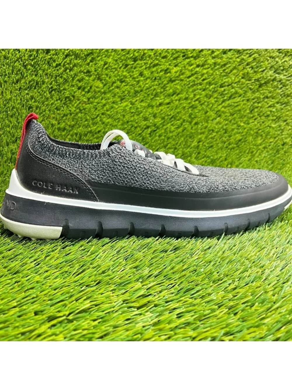 Cole Haan Generation Zerogrand Mens Size 12 Gray Black Athletic Golf Shoes